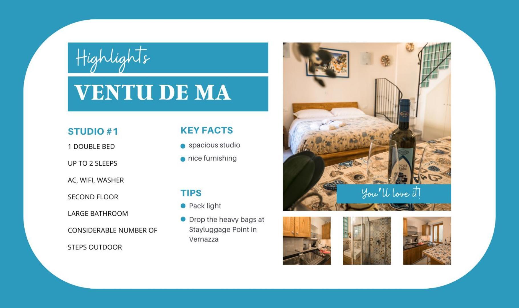 Ventu De Ma Daire Vernazza Dış mekan fotoğraf